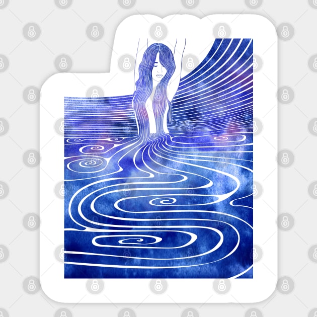 Nereid CXI Sticker by Sirenarts